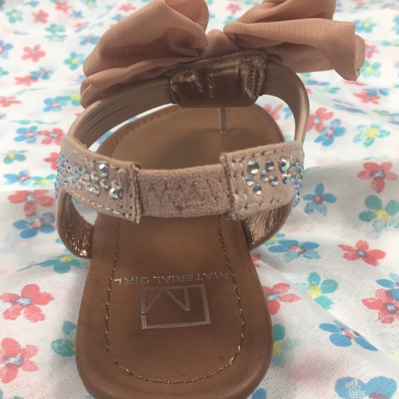 Material girl Bow rhinestone sandals - Picture 6 of 8